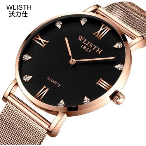 Mens thin fashion watch student womens watch waterproof quartz watch is a hundred and stylish watch for women luxury watch