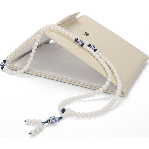 New Female Beautiful Beige Necklace Jewelry Display Packaging Gift Bags Box With Covered Button For Women Jewellery Storage Show