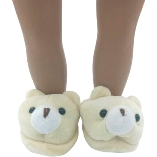 Shoes for 18 inch Girls Doll leather fur Winter Boots shoes For baby doll boots shoes girl gift