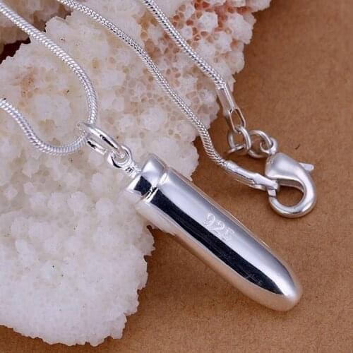 P181 Free Shipping silver plated Necklace, 925 fashion silver jewelry Fashion Pendant /NCIEMBNN NCIEMBNN