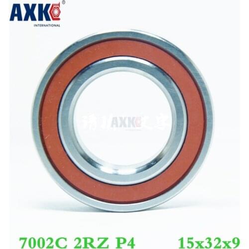 Axk 1pcs 7002 7002c 2rz P4 15x32x9 Sealed Angular Contact Bearings Speed Spindle Bearings Cnc Abec-7