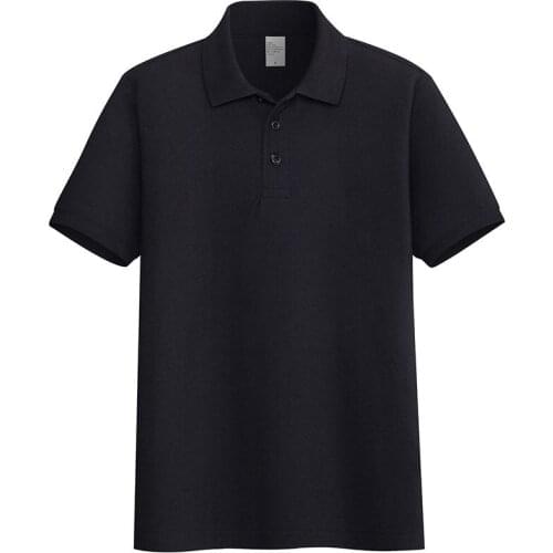 SHABIQI New 2019 Solid Color Summer Polo Shirts Men Cotton Short Sleeve Breathable Anti-Pilling Brand polos Size M-3XL