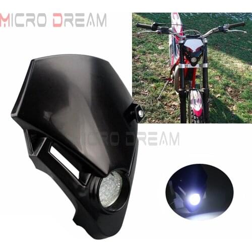 Supermoto Dirt Bike LED Headlight Trial Lighting Front Headlamp Version For Honda Gas Gas TXT Pro EC 280/125/250/300 MX Enduro