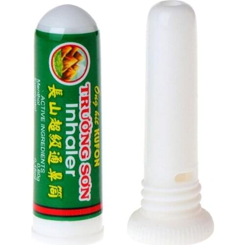 Thailand Herbal Nasal Inhaler Stick Mint Cylinder Treament Aroma Refreshing Nasal Stick Inhaler Headache For Asthma Congest Z2Q3