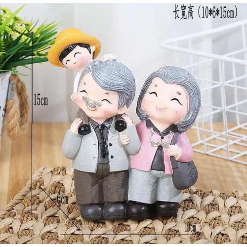 Grandparents Model Ornament Sweety Lovers Couple Ornaments Modern Home Decoration Living Room For Office Table Gift