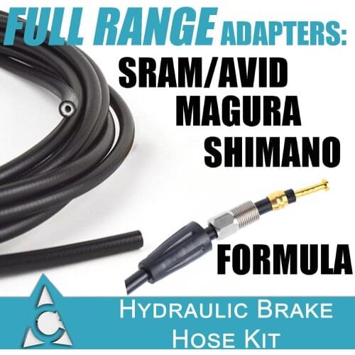 Bicycle Hydraulic Hose with Adapters Olive, Connecter Insert and Banjo Set For Shimano Sram Avid Magura Formula HOPE