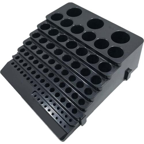 Drill Bit Storage Box Milling Cutter Saving Space Drill Finishing Holder Organizer Case Box for Home DIY Woodworking Use