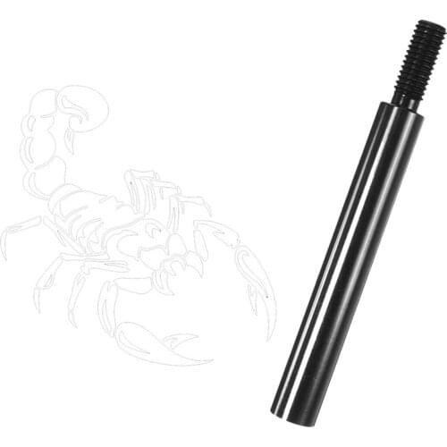 1 Pcs Car Decoration 3D Scorpion Decal Sticker & 1 Pcs 4Inch Black Shift Knob Extension Gear Shifter Lever