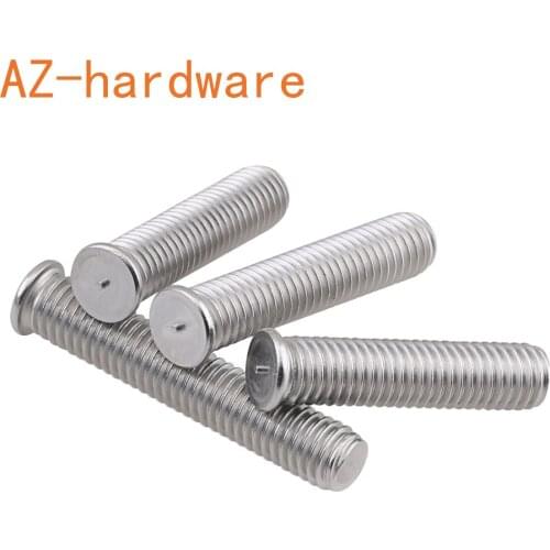 304 stainless steel welding screw spot welding screw welding stud spot welding stud screw m6 m8 20PCS