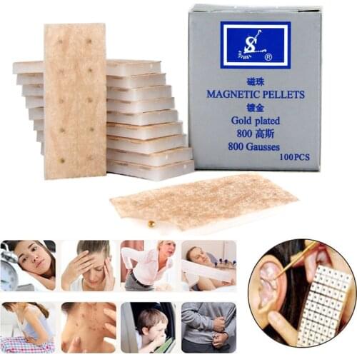 5 Box Relaxation Ears Stickers Therapy Acupressure Patch Auricular Auriculotherapy Magnetic Beads Ear Press Massage Slim Body