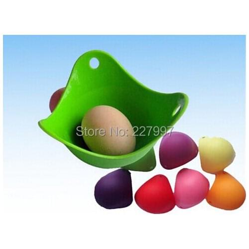Free Shipping 1000pcs/lot 100% food grade silicone egg cooker silicone egg poacher pod high quality