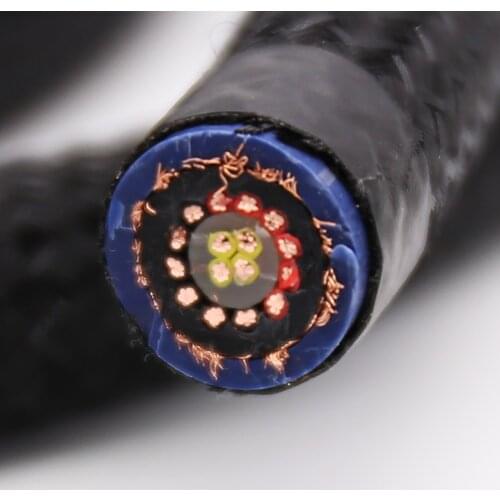 Free shipping Viborg VP1501 OFC Multplex OFC HIFI Power Wire Cable Powerflux OFC Interconnect cable Isolation Power cable