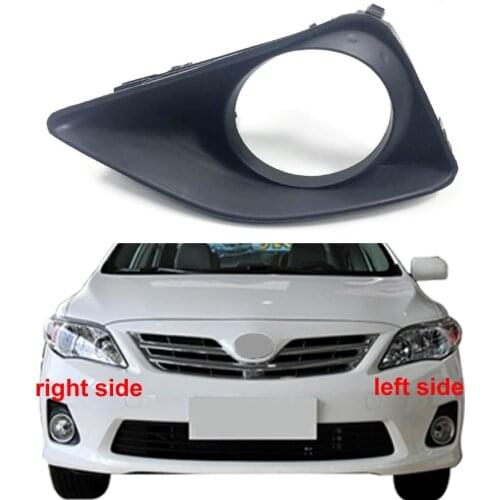 For Toyota Corolla 2010 2011 2012 2013 Fog Lamp Shell Front Bumper Grille Driving Lamp Cover Fog Light Cover