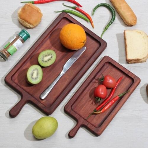 Wooden Pallet Solid Wood Cutting Board Steak Bread Pizza Board Ebony Chopping Board Cutting Board Japanese Dish Set