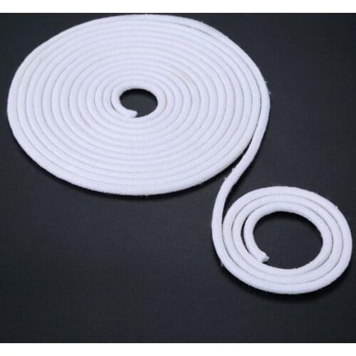 4M/13.12ft Lamp Wick Cotton Core Candle Making Wick Kerosene Burner Stove Lighting Alcohol Lamps Oil Lamp DIY Accessory Dia. 6mm