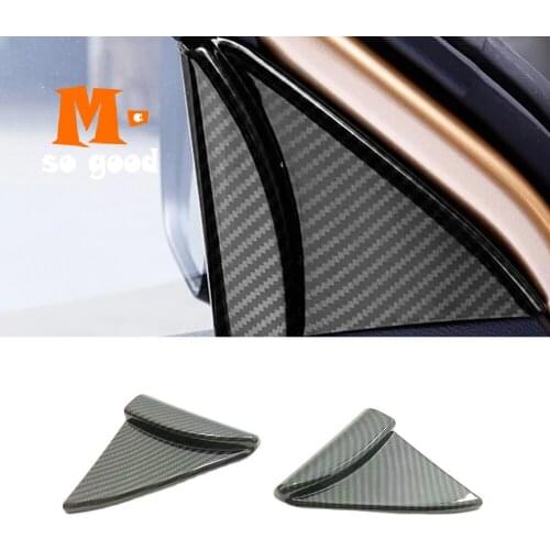 ABS Plastic Chrome For Nissan Navara NP300 accessories 2017 2018 2019 Car Styling interior A-pillar Speaker horn ring Cover Trim