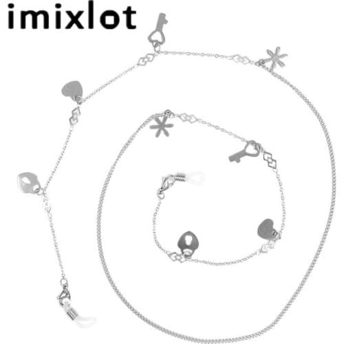 Imixlot Exquisite Fashion Starfish Keys Animal Decoration Link Chains for Unisex Retro Glasses Chain Non Slip Eyewear Lanyard