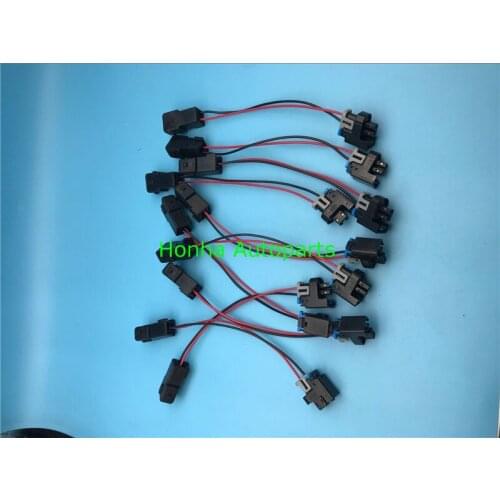 10/20/50/100 pcs LQ9 5.3 Injectors to LS1 LS6 LT1 EV1 wire Harness Adapters 2 pin male to female connector with 15cm 18 AWG wire