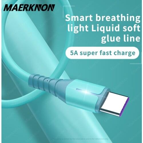 5A Fast Chargeing Micro USB Type C Cable For Samsung S20 S9 Xiaomi Huawei P30 Pro 0.25/1/1.5/2m Mobile Phone Wire Charging cable