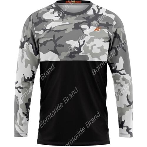 Motocross 2020 Downhill Jersey Enduro MTB Long Sleeve Jersey Men MX DH BMX T-shirt Mountain Bike Riding Equipment Jersey