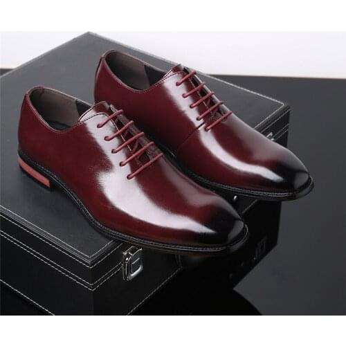 Yomior Classic Japanese Style Men Shoes Vintage High Quality Formal Dress Leather Shoes Business Wedding Loafers Oxfords