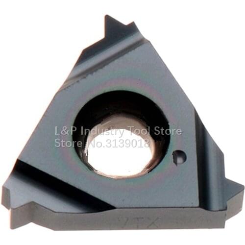 New Original Vargus Vardex 3IR 14W VTX Internal Thread Carbide Inserts 3IR 14 W VTX Cutting Blade Tool Black