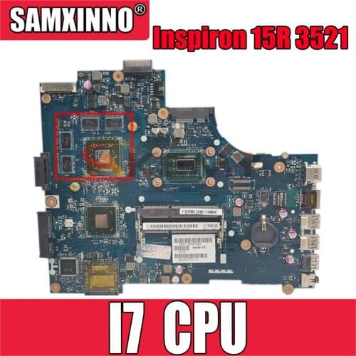 Original Laptop motherboard For DELL Inspiron 15R 3521 5521 Core I7 Mainboard VAW01 LA-9101P CN-00P55V 00P55V SR0XG 216-0842009