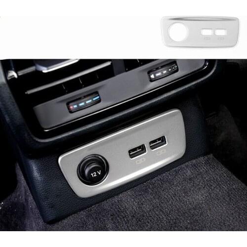 Fit for Audi 19 Q3 rear sub decorative panel decorative frame bright strip decoration upgrade accessories