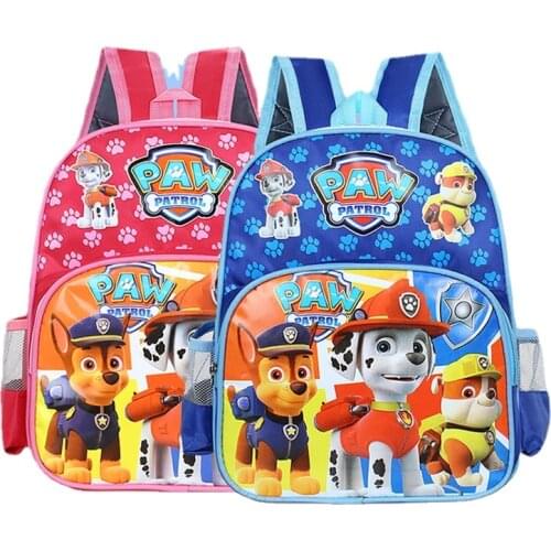 Paw Patrol Cartoon Backpack for Baby Boys Girls Children Lovely Schoolbag Kindergarten Schoolbag Kids Birthday Gift