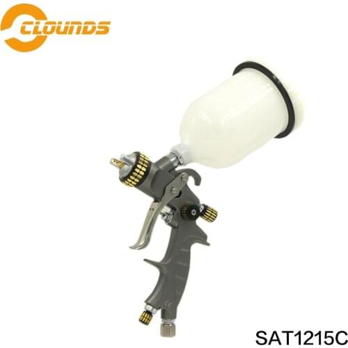 SAT1215C Gravity Feed Airbrush Paint Spray Gun Nozzle HVLP Sprayer