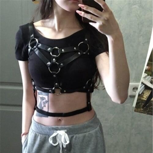 DYEFROB Sexy Harness Garter Body Strap Belt Stockings Gothic Sword Belts Womens Lingerie Sex Costumes Bdsm Bondage Suspender