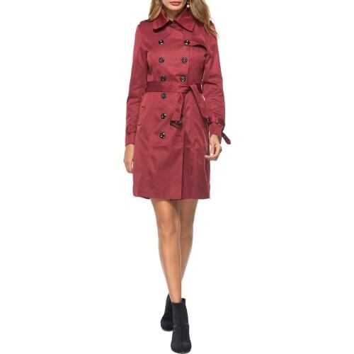 Suharybo Women's Trench Coats