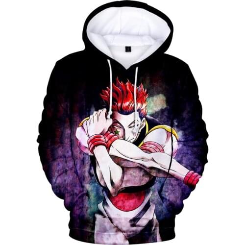 Streetwear Comic Hunter X Hunter Hisoka 3D Hoodies Sweatshirts Men/Women/Kids Spring Autumn Hoodie Fashion Anime Tops Full
