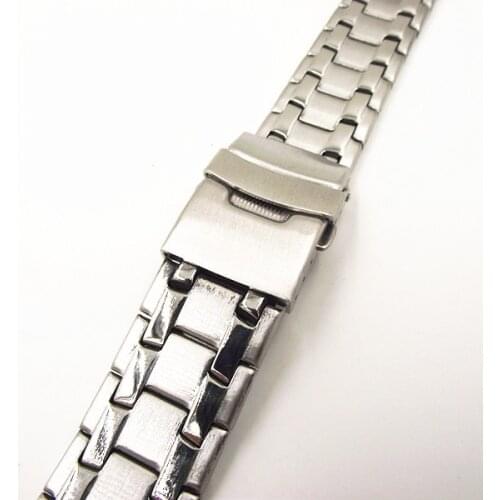 1PCS High quality 18MM Stainless Steel Watch band Watch strap metal - 082702