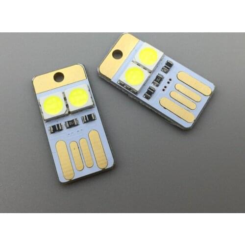 10PCS computer keyboard light, ultra-small mini-USB lights, LG light, mobile power USB lights, double-sided insert