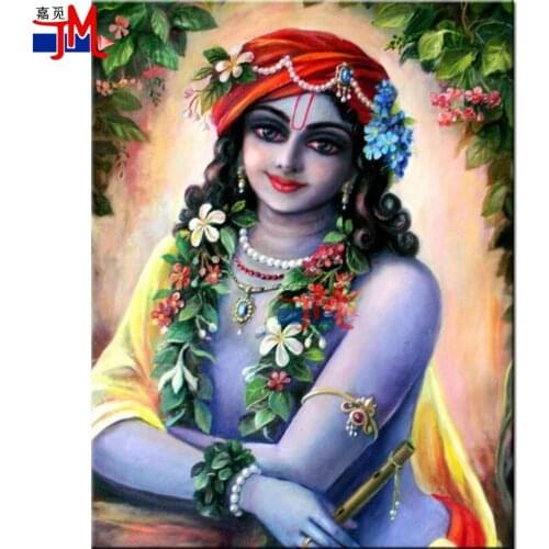 5D DIY Diamond Painting Indian Beautiful Girl Cross Stitch Kits Full Drill Diamond Embroidery Mosaic Lord Shiva Religion Decor