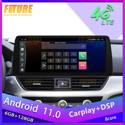 12.3 Inch Android 11.0 For Honda Accord 10 2018 2019 2020 2021 Car Radio Stereo 2 Din Multimedia Player GPS Navigation Head Unit