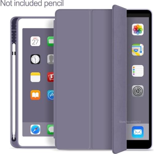 Capa For iPad Mini 5 2019 Case A2125 A2133 With Pencil Holder PU Soft Silicone Case For iPad Mini 4 Smart Case Funda A1538 A1550