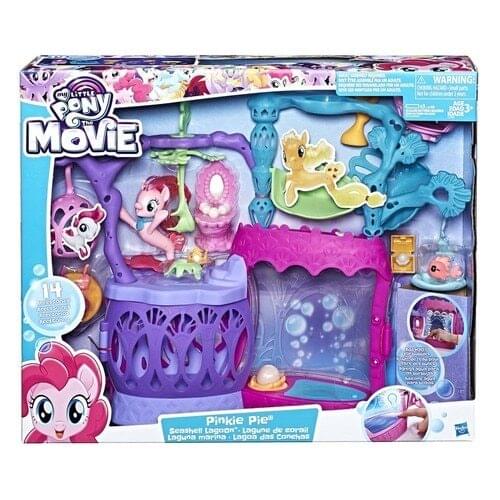 Hasbro Genuine My Little Pony Crystal Castle B5255 Pinkie Pie Play House Action Figure Model Girl Toys