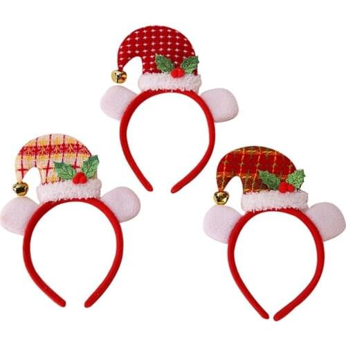Party Hats Christmas Xmas Gifts HeadwearChristmas Headbands Christmas Mardi Gras Headband Accesorios Navidad Party Supplies