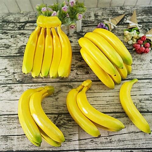Artificial Banana Realistic Foam Artificial Fruit Fake Fruit Photography Props Home Decoration Supplies Dropshipping