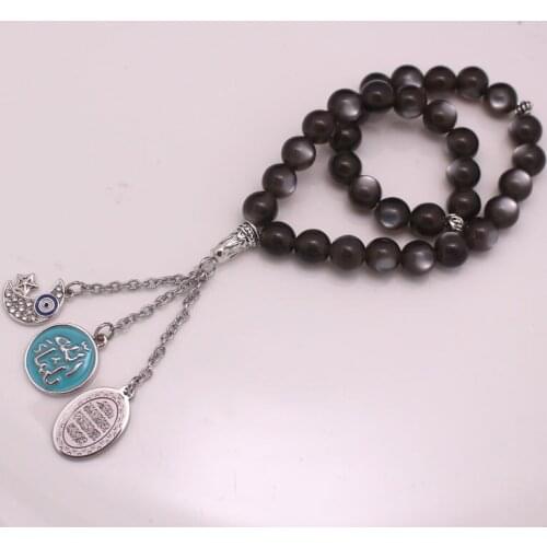 Islamic mashallah Quran Vanyakad Prayer 33 beads tasbih bracelets muslim Tasbih Allah Rosary