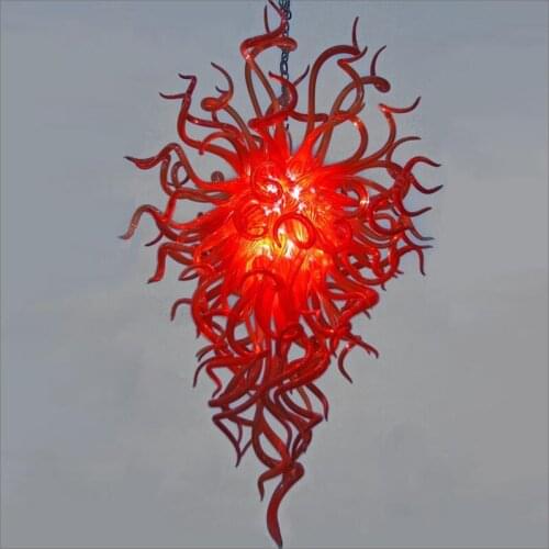 Spanish Multicolor Lamps Chihuly Style Hanging DIY Hand Blown Glass Chandeliers and Suspensions New House Decor