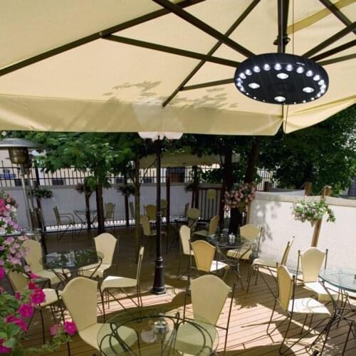Newly Super Bright Patio LED Umbrella Light Outdoor Portable Camping Tent Light Lamp with Hook