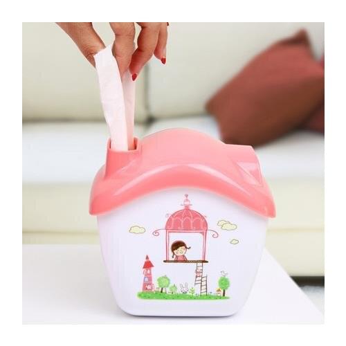 Removeable Tissue Box Napkin Holder for Toilet Paper Creative Table Napkin Holders Mobile Phone Holder Seat Type Tissue Canister