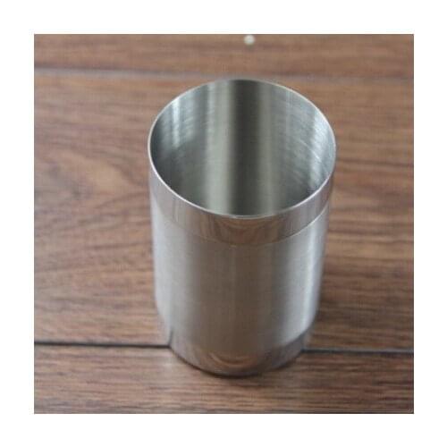 Stainless steel thick Europe type couple wash cup toothbrush metal drinking brush continental cup
