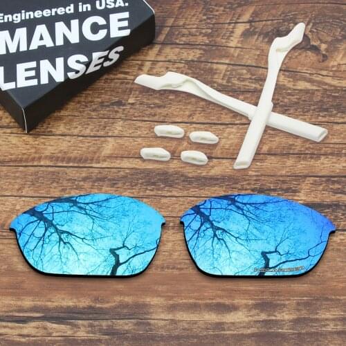 ToughAsNails Resist Seawater Corrosion Polarized Replacement Lenses and Rubber Kit for Oakley Half Jacket 2.0 Sunglasses