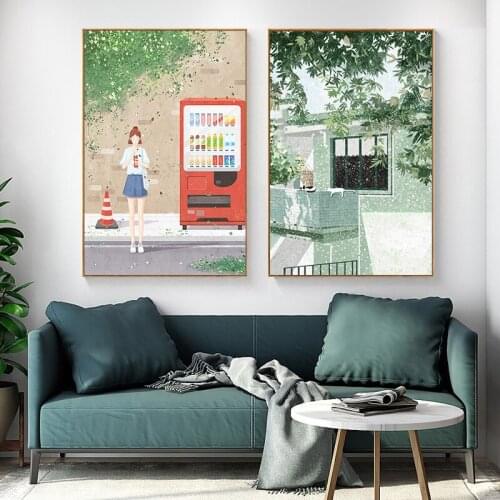 Painting by numbers art paint by number Hand-painted cute little fresh cat life view home corridor room decoration painting