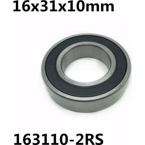 1Pcs 163110-2RS 16x31x10 mm bike axis repair bearing unstandard 6002-2RS 163110RS 163110