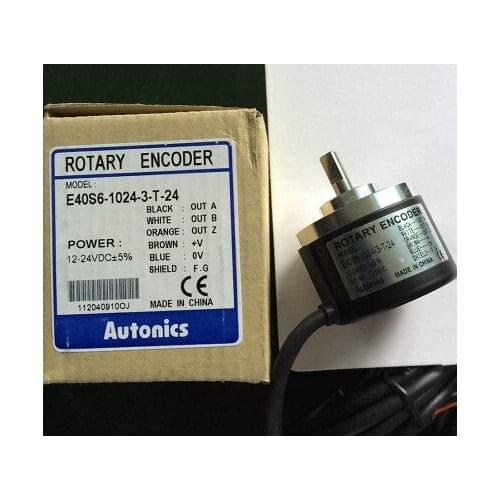 100% New and original AUTONICS E40S6-1024-3-T-24 Encoder 12-24VDC